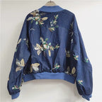 Juniper Floral Embroidered Bomber Jacket