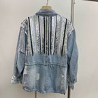 Aurora Sequin Denim Jacket
